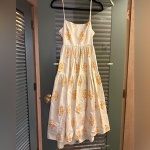 Ciao Lucia White & Yellow Floral Dress Size XS